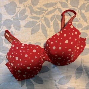 Victoria’s Secret red polka dot bra